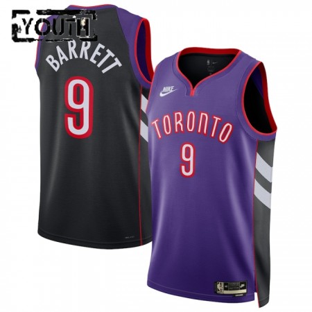 Barn Toronto Raptors Tröja RJ Barrett Nike 2024-25 Classic Edition Lila Swingman Barn Toronto Raptors Tröja RJ Barrett Nike 2024-25 Classic Edition Lila Swingman